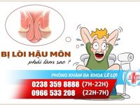 Bị lòi hậu môn phải làm sao?